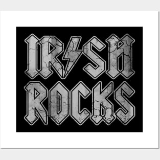 Irish Rocks Ireland St Patrick's Day Posters and Art